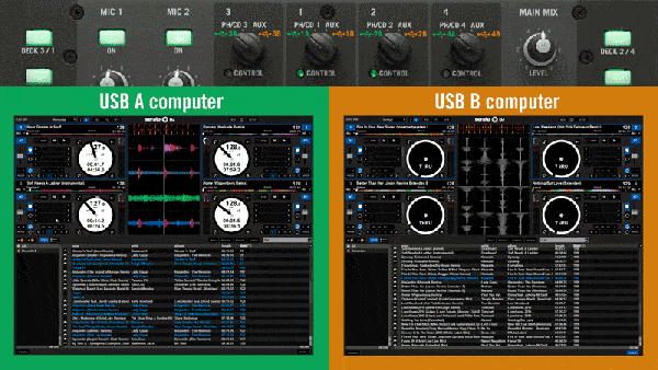 easy dj swapping with the Rane sixty-four